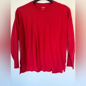 Burt's Bees Baby Red Crew Neck